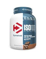 Dymatize ISO100 Hydrolyzed Protein Powder, 100% Whey Isolate Protein, 25g of Protein, 5.5g BCAAs, Gluten Free, Fast Absorbing, Easy Digesting, Fudge Brownie, 3 Pound