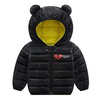 0-3 Months Baby Girl Boy Clothes,Toddler Baby Boys Girls Winter Heart Windproof Coat Hooded Warm Outwear Jacket Gray