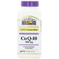 21st Century CoQ10 200 mg Capsules Maximum Strength - 120 ct, Pack of 2
