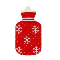 Radorock Hot Water Bottle with Plush Cover, Winter Portable Insulation Bag Hand Warmer, Good for Pain Relief, Heat Therapy, Cold Therapy