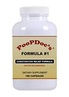 PoopDoc's Constipation Relief Formula #1 (Large Bottle - 180 Cap)