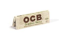 8 OCB Organic 1 1/4 Cigarette Rolling Papers Pack (50 Leaves Per Pack) + Limited Edition Beamer Smoke Sticker. Used with Legal Smoking Herbs, Rolling Tobacco, Herbal Mixes, and Non Tobacco Items
