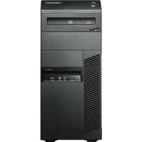 ThinkCentre M90p Tower Core i5 3.3GHz 4GB RAM 500GB Hard Drive Windows 7 Professional 64Bit DVDRW Mid-Tower Business Black Intel HD Graphics 8 USB Ports Display Port VGA Serial Port Desktop Computer