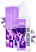 100% Natural Air Freshener Spray, Lavender Linen Spray, Car Deodorizer (Lavender-Ice | 600 uses) #1 Most Powerful Car Air Freshner, Room Spray, Bathroom Spray, Pillow Spray, Carpet Deodorizer and More