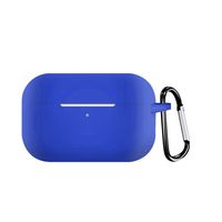 Shan-S Compatible for AirPods Pro Case, Shockproof Protective Premium Soft Silicone Cover Chargeable Headphone Case Skin with Anti-Lost Carabiner for AirPods Pro 2019 Wireless Charging Case