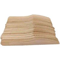 6.5" Disposable Wooden Spoons Natural Birch Wood Biodegradable Utensils Cutlery Eco-Friendly Green Cutlery, Compostable,Great for Soup (100 pack)