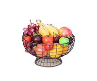 Bowl Bowls Dishware Black Metal Fruit Basket, Multi-function Living Room Coffee Table Kitchen Storage Rack Fruit Plate Snack Candy Snack Tray for kitchen restaurant gifts Hotel tableware home noodles