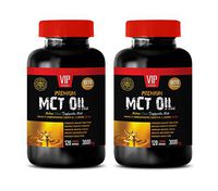 Metabolism Booster for Women - MCT Oil Premium 3000 MG with CAPRYLIC & CAPRIC ACIDS - caprylic Acid triglycerides - 2 Bottles 240 Liquid Capsules