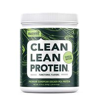 Nuzest Clean Lean Protein Functionals - Premium Vegan Protein Powder, European Golden Pea Protein, Dairy Free, Gluten Free, GMO Free, Naturally Sweetened, Vanilla Matcha, 20 Srv, 17.6 oz