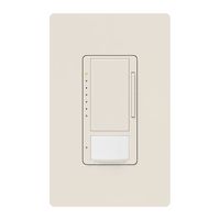 Lutron MS-OP600M-LA Maestro 600 Watt Multi-Location Dimmer with Occupancy Sensor, Light Almond
