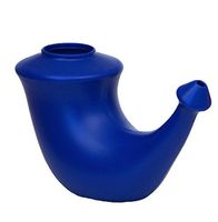 Rhino Horn Premium Neti Pot Nasal Cleaner (Blue)