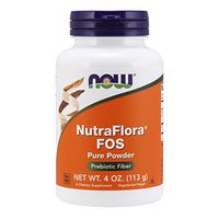 NOW Supplements, NutraFlora FOS, Prebiotic Fiber, 4-Ounce