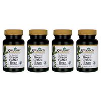 Swanson Full Spectrum Green Coffee Bean 400 Milligrams 60 Capsules (4 Pack)