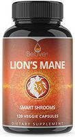 Lions Mane Mushroom Capsules 2300mg Max Strength with Reishi & Cordyceps Mushrooms - Nootropic Immune Support, Added Bioperine for Superior Absorption, Natural Brain Booster - 120 Veggie Pills