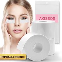 Lash Tape Eyelash Extension Supplies - Akissos 3 Rolls Medical Lash Foam Tape Elastic Tapes Eyelash Pads Under Eye Patches Lint Free Hypoallergenic No Latex - 2" X 5.5 Yard