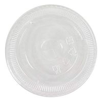 12/16/22 oz Plastic Drink Cup Lid - Made of Heavy Duty Plastic - Fits Our Frozen Dessert Supplies Paper Drinking Cups! 50 Count