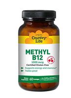 Country Life Methyl B-12 Lozenges , 1000 Mcg, 60 Count