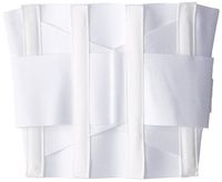 Bilt-Rite Mastex Health 10 Inch Criss-Cross Support with Straps, White, Small