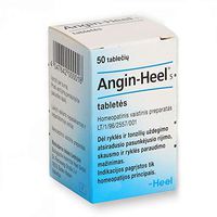 Heel AnginS N50 - Homeopathic Remedy to Relieve Severe Swallowing Pain, Acute and Chronic Inflammation of The Pharynx and Tonsils - 50 Tablets