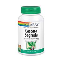 Solaray Cascara Sagrada Capsules, 450 mg, 180 Count