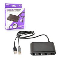 TTX Tech GameCube Compatible 4 Port Controller Adapter for Wii U and Switch