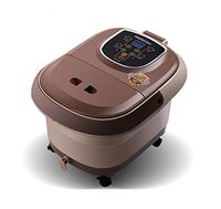 Foot Massager Deluxe Deep Shiatsu Kneading Massage Heat Rolling Relaxation Soothing for Stiff Muscles Foot Pain Ideal for Home or Office Use