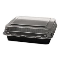 SOLO Cup Company Specialty Containers, Black/Clear, 18oz, 6.22w x 5.91d x 2.09h - Includes 200 containers.