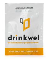 Drinkwel for Hangovers, Liver Support & Detox Multivitamin (10 Packets)