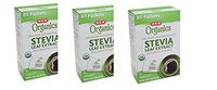 H‑E‑B Organics Stevia Leaf Extract 80 Packets(Pack of 3) Total 240