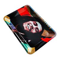 Metal Rolling Tray Durable Art Scroll Tray 7