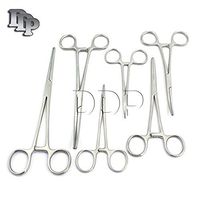 DDP HEMOSTAT Set 5" 6" 8" Curved/Straight - 6 Pack Ideal for All Types of Hobby and First AID KIT