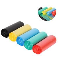 Disposable Bags,Use for Small Kitchen Trash Bag, Office,Bathroom Food Waste Collection Bag, and Other Organic Waste Collection Bag.(5Rolls,30 Bags per Roll,Random color) (5)