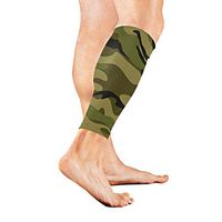 Calf Guard Sleeves Green Camo Texture Sports Calves Guards Sleeves for Running, Basketball, Baseball, Football