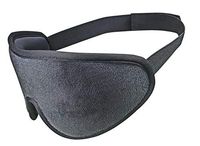 New 3D Sleep Mask,Eye Mask for Sleeping with Soft Memory Foam Contoured and Adjustable Strap Ultra Soft Skin-Friendly for Men, Women, Kids Great for Travel/Nap/Night's Sleeping-Black