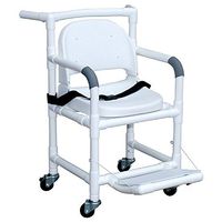 MJM International 500-FS Transfer Chair, 300 fl oz, 39" Height x 38" Length x 29" Width
