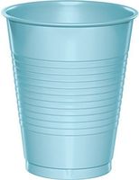 Creative Converting 28157081 PREMIUM PLASTIC CUPS 16 OZ, Pastel Blue