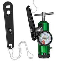 Pivit Oxygen Key/Oxygen Cylinder Wrench for Tank Valve with Chain | Never Lose Your Wrench! Durable Chain Easily Attaches to Anything | Tough Stress-Resistant Design Makes Turning Smooth As Butter