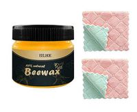 Wood Seasoning Beewax Furniture Care Beeswax For Wood Furniture Natural Non Toxic Unscented Protect and Enhance The Shine (5 bottles) (Bring two rags)