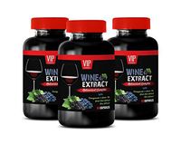 antioxidant Supplement Capsules - Wine Extract ANTIOXIDANT Complex - quercetin and resveratrol - 3 Bottles 180 Capsules