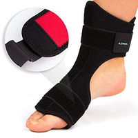 AZMED Plantar Fasciitis Night Splint [40% Off This Week] Adjustable Orthotic Foot Drop Support Brace, Achilles Tendonitis & Heel Spur Relief, Black