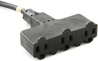 Pro Co 1 Feet 14 Gauge Extension Cord - 3 Outlet