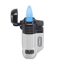 Quad Jet Torch Lighter with Cigar Punch