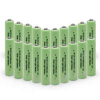 QBLPOWER 1.2v AAA NiCd 600mAh Triple A Rechargeable Battery Cell for Solar Lights Garden Lamp (20Pcs AAA NiCd 600mAh(Green))