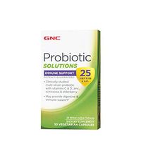 GNC Probiotic Solutions Immune Support with 25 Billion CFUs, 30 Capsules, Daily Probiotic Support