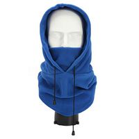 New Full Face Mask Snow Windproof Warmer Balaclava Biker Winter Ski Hat (Blue)