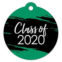 Big Dot of Happiness Green Grad - Best is Yet to Come - Green 2020 Graduation Party Favor Gift Tags (Set of 20)