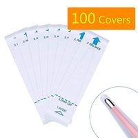 Pieces Digital Thermometer Probe Covers 3.75 x 1.02 Inches, Disposable Universal Electronic Thermometer Cover, Sterile and Safe Thermometers Sleeve Prevent Cross-Contamination 100Pcs