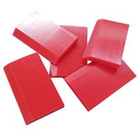 Cerepros Rubber Mini Squeegees for Clean 3D Printer Resin Printer Reservoir Window Tinting Vinyl Film Wrap Install Tool Home Office 5 Pack
