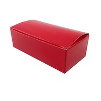 Black Cat Avenue Red Candy Gift Boxes Packaging Chocolate Packaging Wedding Cake Boxes Wedding Favor Boxes 5.5" x 2.75" x 1.75", 10 Count