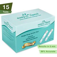 15 Pack Easy@Home Cocaine(COC) Single Panel Drug Tests Kit - Value Pack COC Screen Urine Drug Test Kit- #EDCO-114